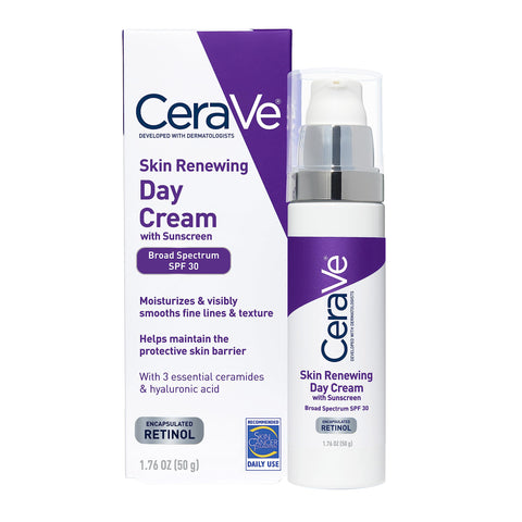CeraVe Skin Renewing Day Cream | Makeup Blush Studio