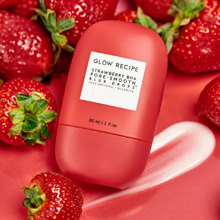 Glow Recipe Strawberry BHA Pore-Smooth Blur Drops | Makeup Blush Studio