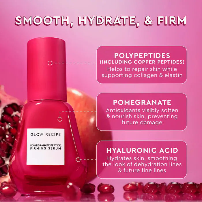 Glow Recipe Pomegranate Peptide Skin Firming Serum