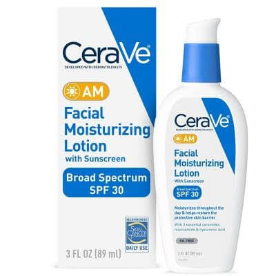 CeraVe AM Facial Moisturizing Lotion at Makeup Blush Studio