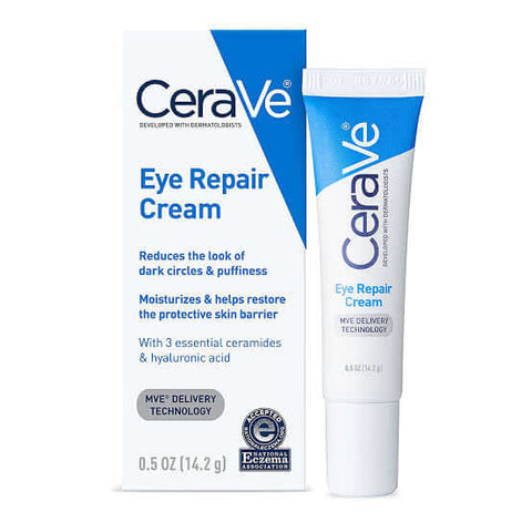 CeraVe Eye Repair Cream for Dark Circles, Puffiness & Wrinkles | Make Up Blush Studio