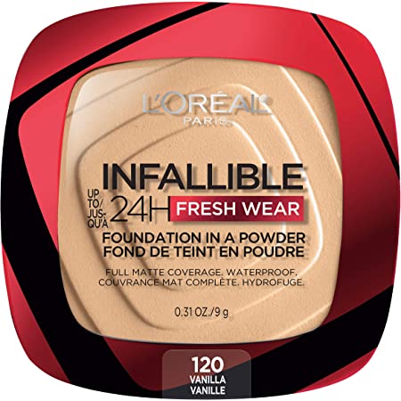 L'Oréal infallible fresh wear Powder Shade: 120 - Vanilla | Makeup Blush Studio