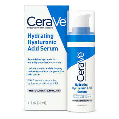 Cerave Hydrating Hyaluronic Acid Serum | Makeup Blush Studio